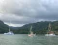Acht Tage verbrachte er auf den Marquesas.