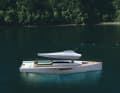 Aqua is an 18.20 metre long daysailer concept. The deck layout benefits from the fact that traditional restrictions such as shrouds or stays have been removed, resulting in an open and extremely spacious main and aft cockpit.