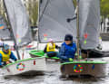 Regatta fun with the "green optis"