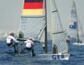 Athen 2004: Marcus Baur und segelte gemeinsam mit Max Groy bei den Olympischen Spiele