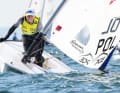 Eine Klasse für sich im Ilca 6: die Polin Agata Barwinska