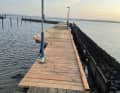 The last storm surge damage has been repaired and the jetty renewed.