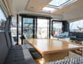 Moody DS 41: The superstructure bulkhead is completely glazed - just like on a catamaran