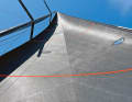 Due to the Liteskin coating, Tyra Ply is indistinguishable from other laminates, but the sails are significantly lighter and have a higher profile