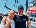 Ihre Ocean-Race-Premieren hätten nicht unterschiedlicher verlaufen können: Boris Herrmann und Robert Stanjek beim Ocean-Race-Finale in Genua