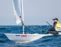 Ilca-7 helmsman Nik Willim