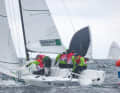 Julian Ramm and his crew of the J/70 "Voice of Itzehoe" missed out on the Kiel Week podium and finished sixth