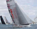 L'imbarcazione del secondo classificato è un maxi in carbonio di David Raison, preparato presso IDB Marine.