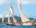 99th Columbia: Brian D'Isernia had his sights set on a classic schooner even as a student. The US-American and shipyard manager himself came to "Columbia" in a roundabout way. First of all, the original from 1923, which sank in a hurricane four years after its launch. Together with his wife Mimi, he studied the original plans by William Starling Burgess. However, the new "Columbia" was built from steel according to Lloyd's specifications. For sale for just under eleven million euros.