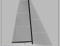 High depth effect: The canting keel brings "Argo" to 9.50 metres in position 1 and to just under four metres in position 0. The final styling of the superstructure and flybridge has yet to be finalised