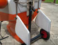 The rudder blades are more of a traditional feature. Big C" can be steered primarily via the sail trim