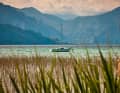 Il lago Attersee con una tonalità di turchese caraibico