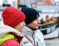   Winter temperatures with an icy easterly wind made for tough test conditions on the Elbe