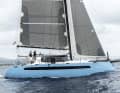 Comme beaucoup de bateaux construits en Afrique du Sud et pour l'Océan Austral, le Balance possède un gréement relativement court, mais la surface de voile réduite peut être facilement compensée par un code zéro ou un gennaker.