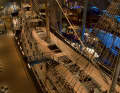 Narrow and high: the second gun deck was only ordered when the ship was already under construction