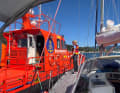 Im Schlepp mit dem Rettungsschiff der Salvamento Maritimo