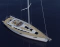 The two-reef rig with conventional sails is standard. A furling mast is also available as an option