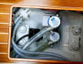 Electric bilge pump: Johnson pumps are designed to be maintenance-free. Function test before sailing, check area for foreign objects to prevent clogging. Protect electrical contacts from moisture and check for corrosion