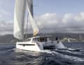 The C-Cat is speeding away on a space-wind course