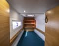 The forward cabin is actually only suitable for one person