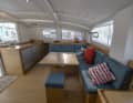 The seating area is large enough and the table can be lowered for long journeys