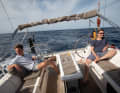 Sailing is all the more relaxed with the trade wind behind you