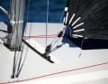You can have the self-tacking jib, but you don't have to. An overlapping genoa is also possible