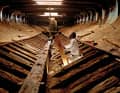 Hollowed out: Despite its emptiness, the ship appears sublime from the inside. The fact that "Coronet" lasted so long was due to the construction method, which required almost no iron connectors. Instead, the ribs, knees and beam walkways were mortised and fixed with hardwood nails