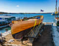 The bowsprit, rigging and deck superstructure are still missing, but otherwise the hull is complete