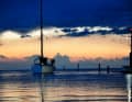 2012: Florian Mayr has perfectly captured the mood at the end of a long day's sailing as the crew arrives in Portoroz. Light, colour, image composition and message - everything is just right here