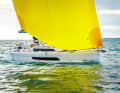 Not only the bright yellow gennaker is a real eye-catcher