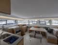 The saloon of the Excess 14 is bright and extremely spacious