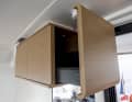 The storage space has been skilfully and elegantly extended with wall units