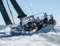 Even when switching from the genoa to the stay jib, the FC 56 does not lose its balance
