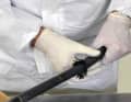 The diameter of the hose increases when it is compressed. This makes it easy to thread and it slides easily over the pipe