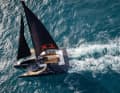 The total sail area is 245 square metres