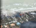 An Air and Marine Operations UH-60 air crew flew along the Florida coast to assess damage after Hurricane Ian made landfall on September 29, 2022