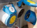 Safe connection: With the CEE plug, the protective conductor makes contact first due to the design, and polarity reversal is also ruled out
