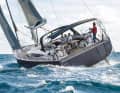 The Jeanneau Yachts 60 cuts a very fine figure under sail. Her hull lines are more moderate than those of her competitor, and the cabin layout is more harmonious