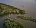 Even shallow areas can be easily reached with dinghies