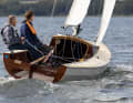 The small cruiser can be actively sailed with a ride out