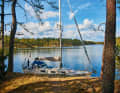 The author's HR Monsun on the Vedholmen archipelago