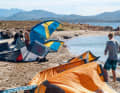 To get a kite ready to launch, you need space.  This is in short supply on many beaches, resulting in bans
