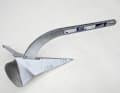 Plough anchor with folding shaft function for space-saving storage