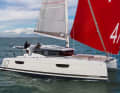 Typische Optik. Trotz einiger neuer Konstruktionsmerkmale ist der New 47 klar als Produkt von Fountaine Pajot zu erkennen