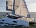 Conventional sail plan. The overlapping genoa is and remains the standard. The concept does not provide for a self-tacking jib