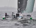 When unfolded, the boat is a full 5.46 metres wide