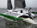 The floats provide plenty of buoyancy and therefore stability