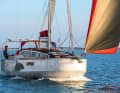 Unique : le scow-bug est la particularité du bateau. Elle crée du volume