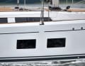 The large hull windows and the striking superstructure are striking